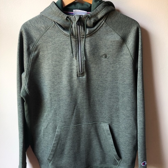 champion men's quarter zip